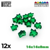 Meeples 16x16x8mm - Verdi